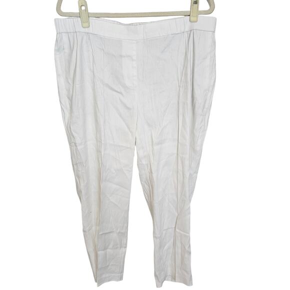 J. Jill Pants - J. Jill Womens Linen Blend Trousers Size XL Resortwear Travel Career Minimalist
